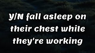 Imagine BTS 🤭😝 Y/N falls asleep on their chest while they’re working