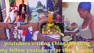 spend the day with us \ youtubers visiting Baby Chloe \ meeting my fellow youtubers for the 1st time