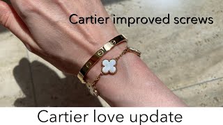 CARTIER LOVE BRACELET UPDATE & IMPROVEMENTS | Cartier love bracelet stack