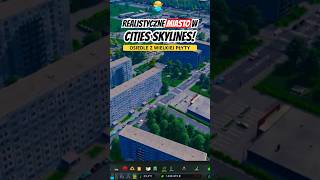 Osiedle z wielkiej płyty w Cities: Skylines! #shorts