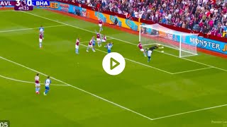 Ansu Fati First Brighton Goal vs Aston Villa NOT OFFSIDE VAR - Ansu Fati Goal vs Aston Villa