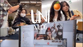 ENG)とある大学２年夏の日常VLOG🕶🍊(ft.空きコマに美容院、カラオケ、久しぶりのベビたっぴ、課題）