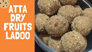 Atta dry fruits ladoo | atte ke laddu | Winter special punjabi pinni | अट्टा ड्राई फ्रूट्स लड्डू |