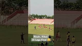 Begini lah sepakbola Indonesia, kalo ga ribut pasti dicurangi wasit #football #sepakbola #pssi