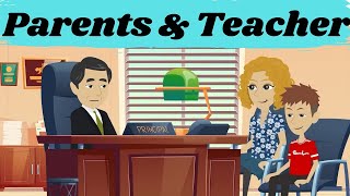 English Speaking  Conversation between parents and teacher - ENGLISH WITH KATE