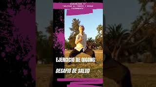 Desafio de Salud: Baduanjin #7 golpear al frente y mirar fieramente