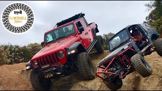 Jeep Gladiator Off Roading with a Suzuki Samurai