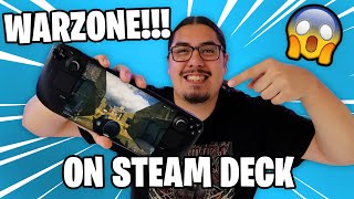 WARZONE ON STEAM DECK! How to Install Warzone on Steam Deck!