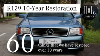 Mercedes-Benz SL R129 Restoration Over 10 Years!