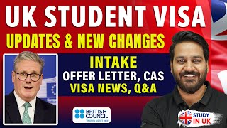 UK Student Visa Updates & New Changes: Study in UK | January Intake 2025 UK