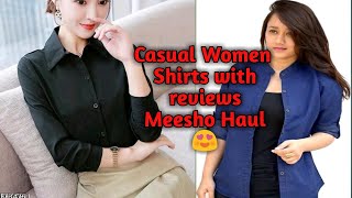 Casual Shirt for office, College With reviews | Meesho Haul| Shorts