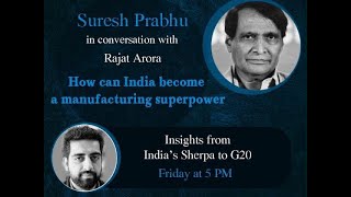 #LiveNow Interacting on "How can India become a manufacturing superpower"