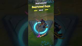 Heartsteel Kayn | Recall Animation #kayn #heartsteel #leagueoflegends