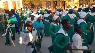 Unity Apostolic Faith Church in Zion under Bishop Ngadlangadla in Gwanda