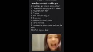 Blackpink accent challange #fyp #kpop #blackpink