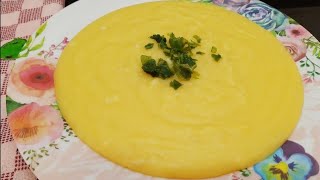 POLENTA CREMOSA - RECEITA MUITO FÁCIL E RÁPIDA