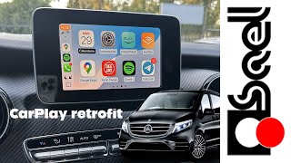 Mercedes Classe V W447: Interfaccia CarPlay e Retrocamera Integrata