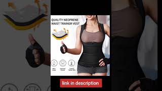 waist trainer for womens workout tops sauna suit sweat vest for women weight loss..