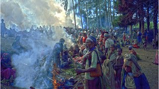 Pig Kill ceremony Mendi Valley, Southern Highlands Province, PNG 1983