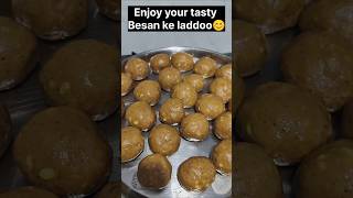 #diwalispecial Besan ke Laddoo 😊😋  #easyrecipe  #diwalispecial #mithai #laddoo #besankeladdoo