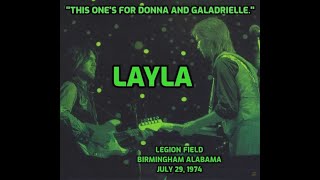 Eric Clapton - Layla (Birmingham Alabama 1974/07/29)