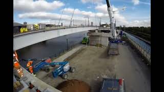 Heavy Lift along the Manchester Canal, Liebherr LTM1500