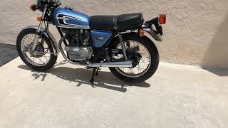 1974 Honda CB360 - Start, Idle, Walkaround