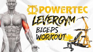 OFFICIAL Powertec Workbench Levergym Full Biceps Workout