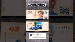 🇦🇷🤣🏁 ¡LOCURA POR COLAPINTO! RETRATÓ EN UN BILLETE DE $1000 AL PILOTO ARGENTINO