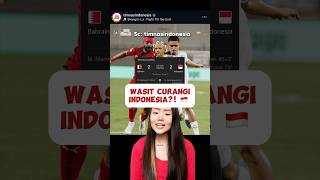 WASIT CURANG KE INDONESIA?! | Jessica Natania #shorts #bahrain vs #indonesia