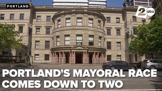 Portland Mayoral Race comes down to two candidates, Keith Wilson and Carmen Rubio