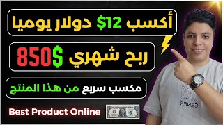 أكسب من بيع هذا المنتج 12$ يوميا بدون راس مال او خبرة -  أرباح شهريه 850$ - الربح من الانترنت 2024