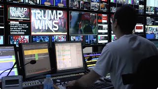 Sky News | Behind The Scenes | Donald Trump US Election Win | 2016