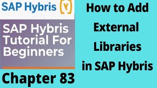 Using External Jars in SAP Hybris with Maven Dependencies | Adding Dependencies in Hybris Tutorial