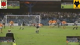 CHORLEY FC V WOLVERHAMPTON WANDERERS FC – FA CUP FIRST ROUND SECOND REPLAY – 24TH NOVEMBER 1986