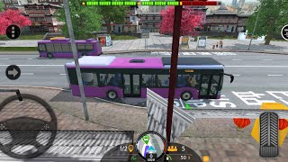 Top best viral Bus simulator Hd video game / rainy weather/ Heavy driver/ new bus shorts/ traveling