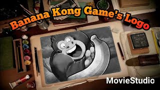 Banana Kong Game's Logo Drawing by MovieStydio