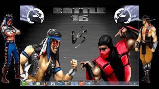 Mortal Kombat Trilogy Jvlmk vs Juninhomk Modo Torneio (8 lutadores)