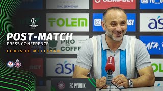 Eghishe Melikyan press conference after the away match against Ordabasy