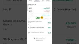 Today My mutual fund portfolio #youtubeshorts #shorts #mutualfundsahihai