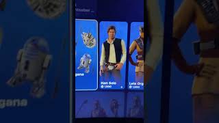 Han Solo Fortnite legendary skin game shop yayaya