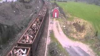 EWS Class 66 with 10 Tone horn at Cowley bridge