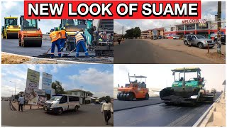 THE NEW LOOK OF SUAME AFTER INNER ROADS ASPHALTING || DRIVE THROUGH THE OLDEST PARTS OF KUMASI #1