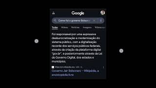 Google Fala bem de Bolsonaro e surpreende internautas