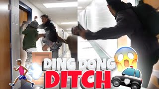 EXTREME DING DONG DITCH! PART 2 *COLLEGE EDITION* (GONE WRONG)