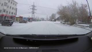 Попытка пустить в занос Prius с ручника