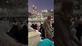 Isha prayer at Makkah #prayer #hajj #kaba #salah #masjidulharam