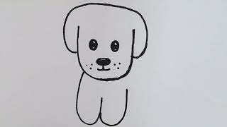 19 Jun 2024 ll Animal drawing ll Dog drawing @TamilNewArt