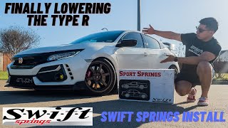 Unboxing and Installing SWIFT SPRINGS Into The Type R - Pt. 1