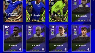 Chelsea b pack opening efootball 2023 mobile